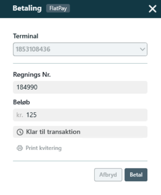 Flatpay - betaling