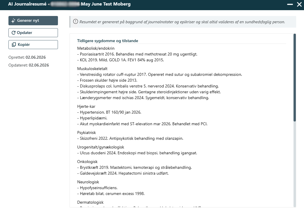 Ai Journal resume